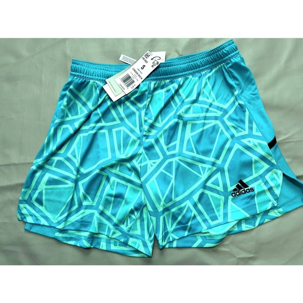 Adidas Condivo 22 Soccer Goal Keeper Shorts - Mint green Women Medium NEW